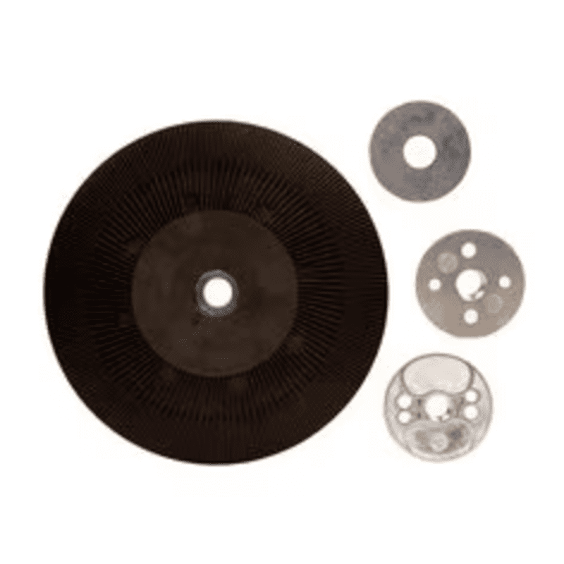3M Backing Pad 125Mm - Ribbed - Red