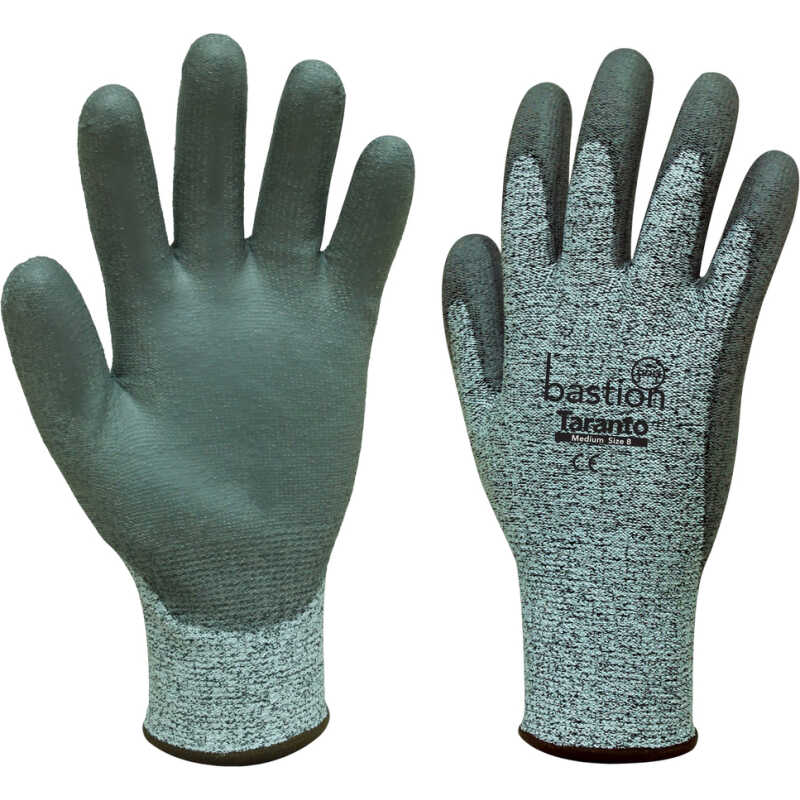 Taranto Gloves Cut 5 Grey  Size 10/Xl (12 Pack)