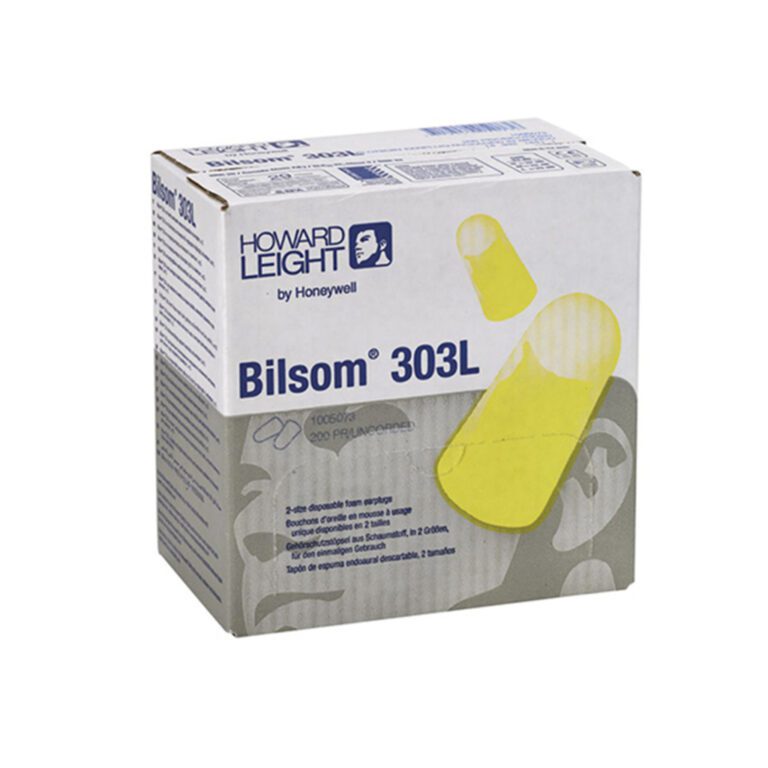 Bilsom 303L Foam Ear Plugs Uncorded Large 200 Per Box