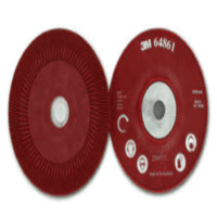 3M Backing Pad 125Mm - Ribbed - Red