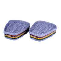 3M Multi Gas/Vapour Cartridge Filter 6059, A1B1E1K1, 1 Pair/Pack, 30 Packs/Case