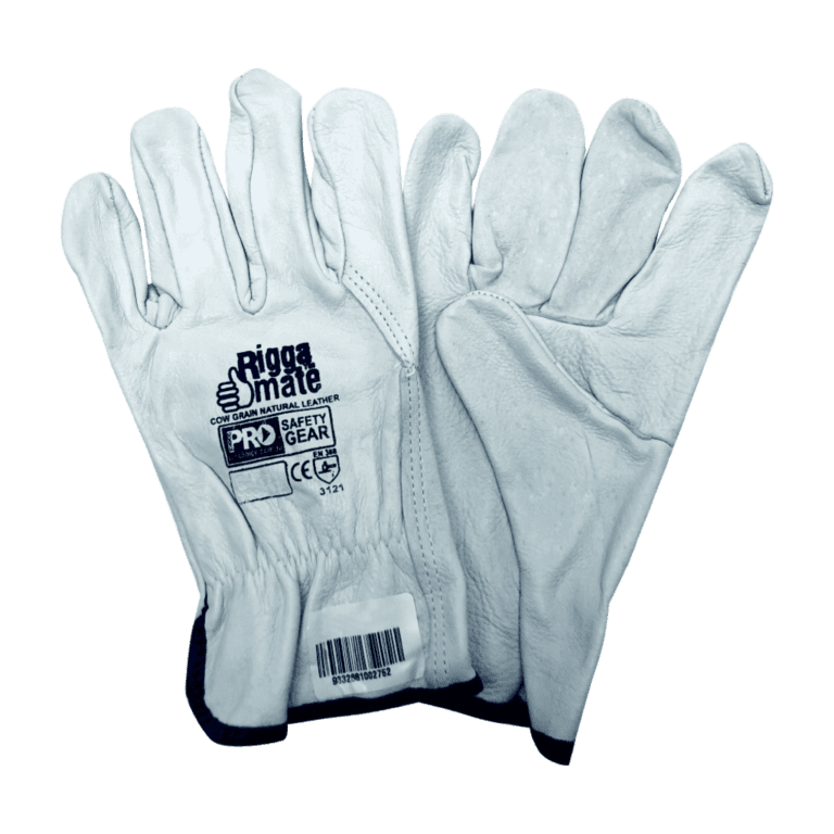 Riggers Gloves Cowgrain Natural Leather -Xl (12 Pack)