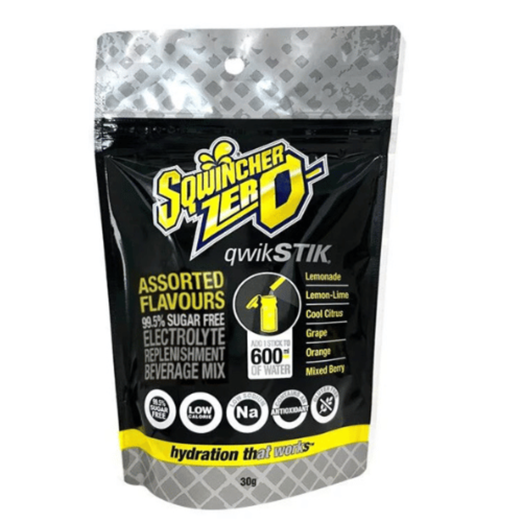 Sqwincher Electrolyte Sugar Free Qwik Stiks 5 Flavors 50 Pkt