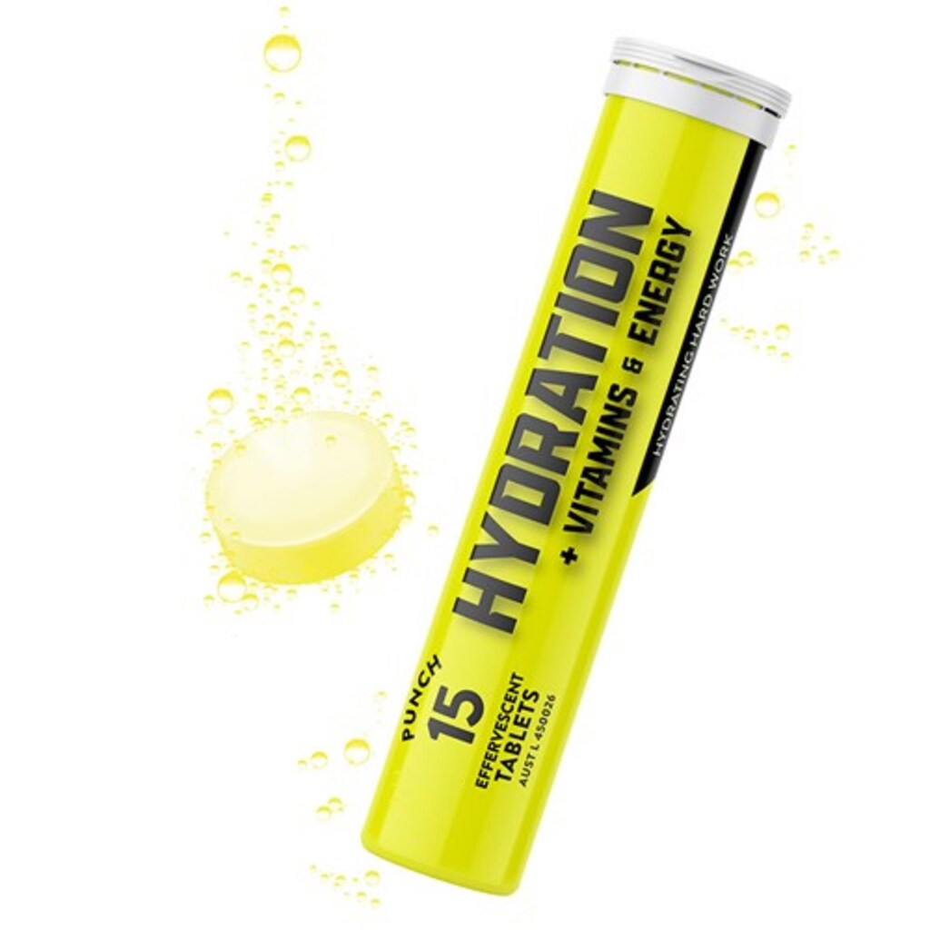 Thorzt Effervescent Hydration Tablets 15/Pkt -Punch Flavor