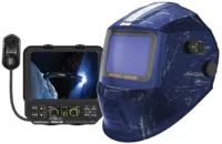 Weldclass Promax 680 Digital Welding Helmet- Blue Retro Graphic