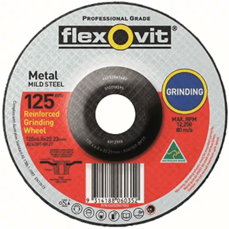 Flexovit Grinding Disc 230X22X4.5mm D/C Metal
