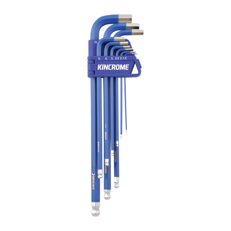 Key Wrench Set 9 Piece Metric - Long