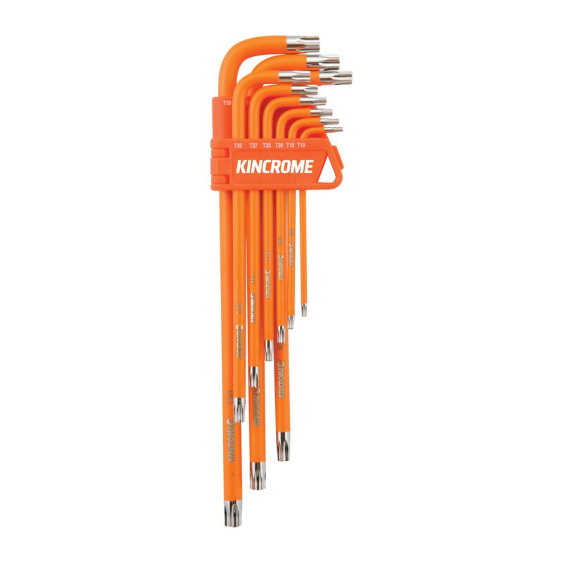 Key Wrench Set 9 Piece Tamper Proof Torx