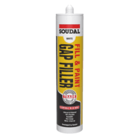 Soudal Fill & Paint Gap Filler - White 300Ml Tube