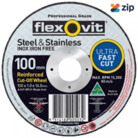 Flexovit Cutting Disc 102X1.0X16 Inox Metal