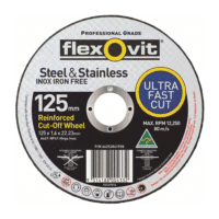 CUTTING DISC - 127MM X 2.0 X 22.2 - INOX -METAL - FLEXOVIT