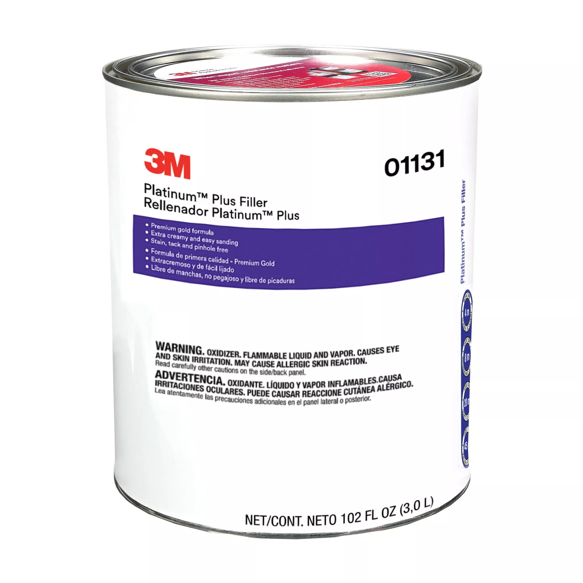 3M Platinum Plus Body Filler 3Ltr - 3M01131