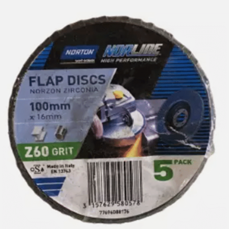 FLAP DISC, 100MM/4" 60# ZIRCONIA - NORTON