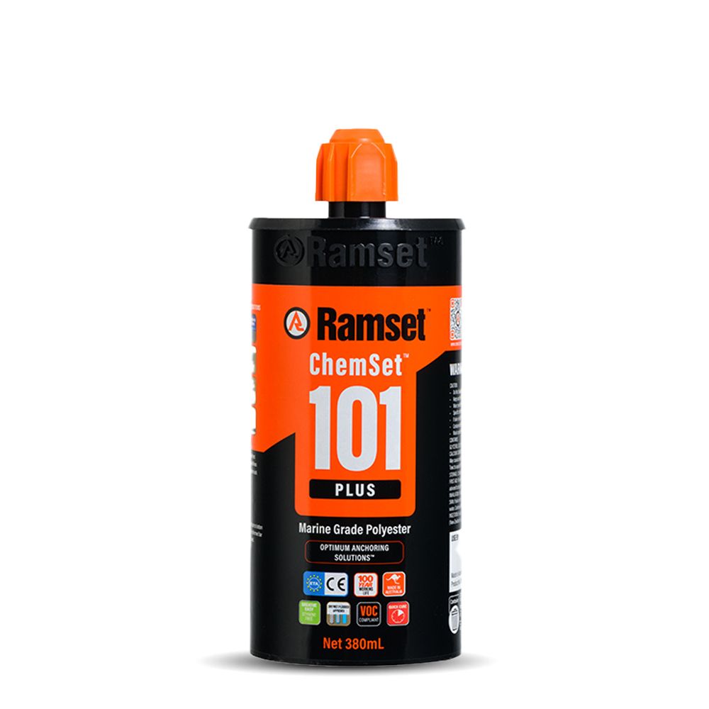 Ramset Chemset 101 380Ml + 2 Mix Nozzles