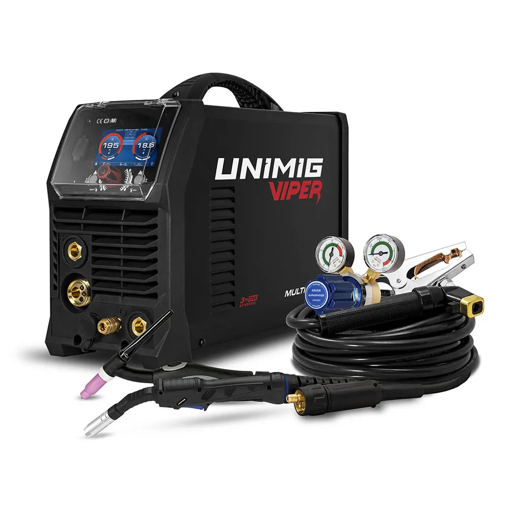 Unimig Viper Multi 195 Max Welder MIG/Tip/Stick-Machine Only