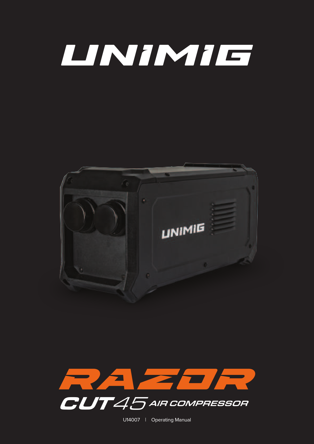 Unimig Razor Cut 45 Air Compressor - Image 2