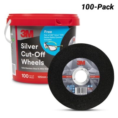 3M Silver C/O Wheel 125 X 1.00Mm (Bucket of 100)