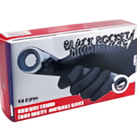 Rocket Black Nitrile Glove - Xl 100 Per Box
