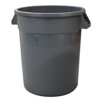 76L Round Food-Grade Bin - Grey