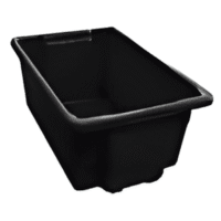52Lt Plastic Tub - Black