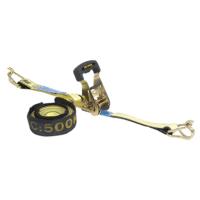 25Mm X 5Mtr Black Rat Ratchet Tie Down 500Kg