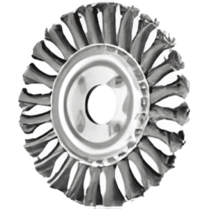 115MM TWIST KNOT 12MM T/K WIRE WHEEL BRUSH