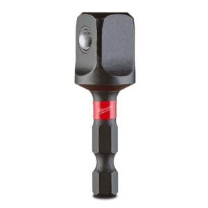 Shockwave Power Bit Socket Adapter 1/4" Hex To 1/2" Square