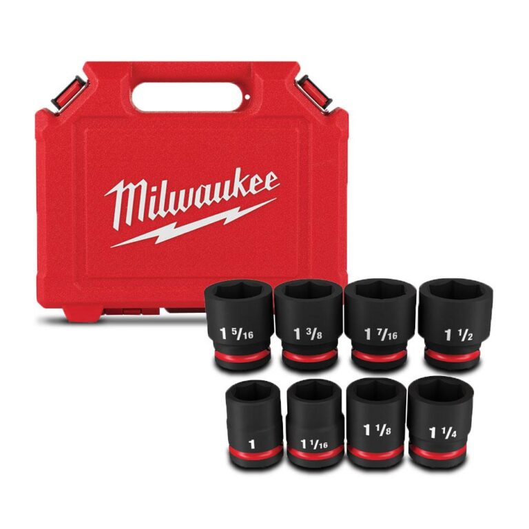 Shockwave 3/4″ Drive 8Pc Sae Standard 6 Point Impact Socket – Rocket Tools