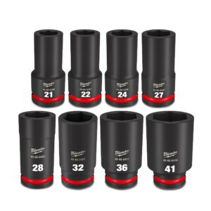 Milwaukee 8Pce Shockwave 3/4" Drive Metric