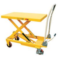 Hydraulic Scissor Lift 500Kg Height 900Mm Yellow