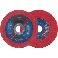 Flap Disc Curved Edge 125Mm X 60G Cer -Rad 8.0Mm L
