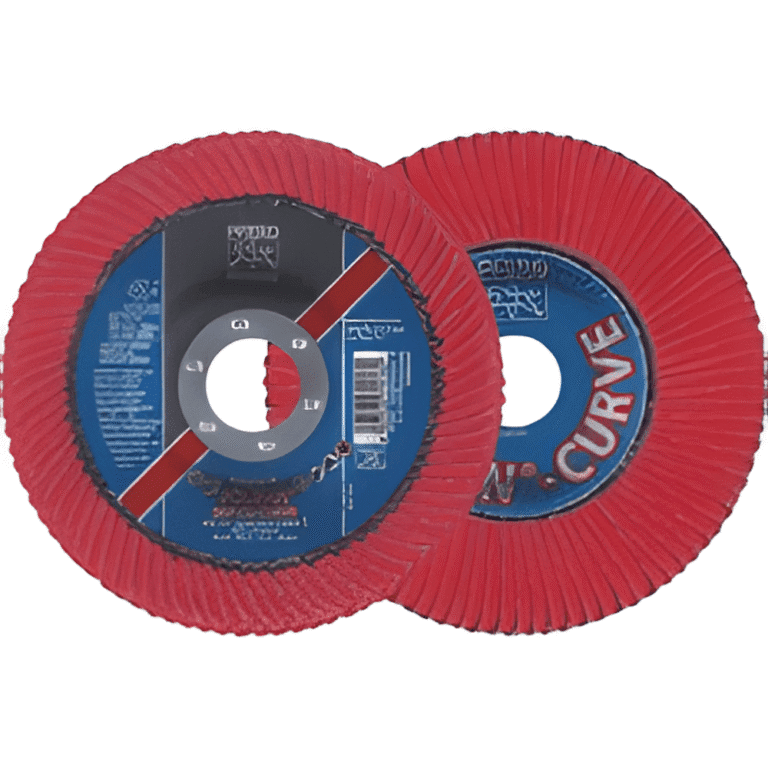 Flap Disc Curved Edge 125Mm X 60G Cer -Rad 8.0Mm L