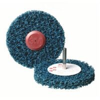 Clean & Strip Mounted Wheel 100 X 13 X 6Mm - Blue