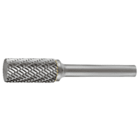 3/8" Carbide Burr Squ-End 1/4" Shank- Cylindrical