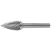 1/4 Carbide Burr  Tree-Pointed Nose 1/4" Shank