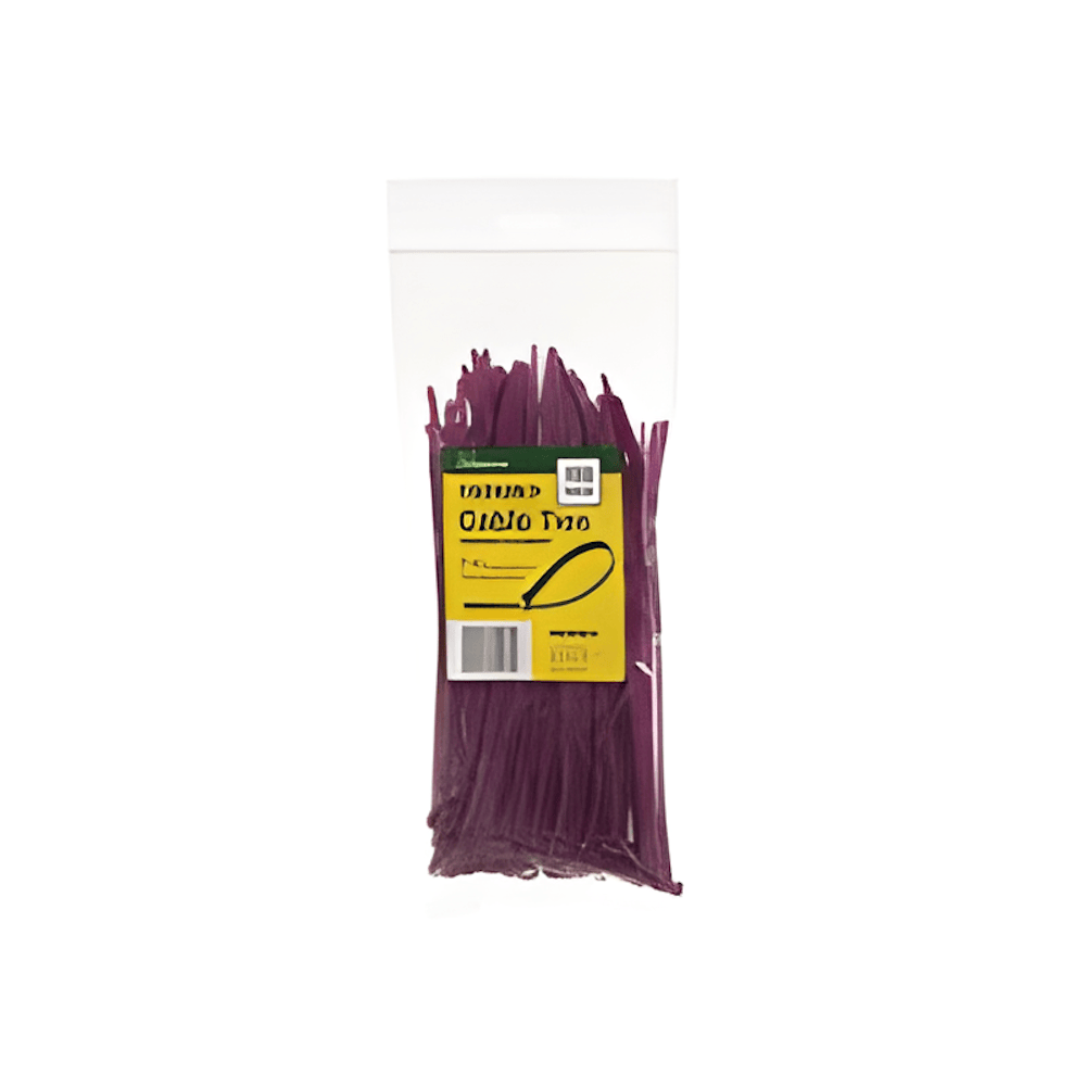 Purple Coloured Cable Tie 200X4.8 (100)