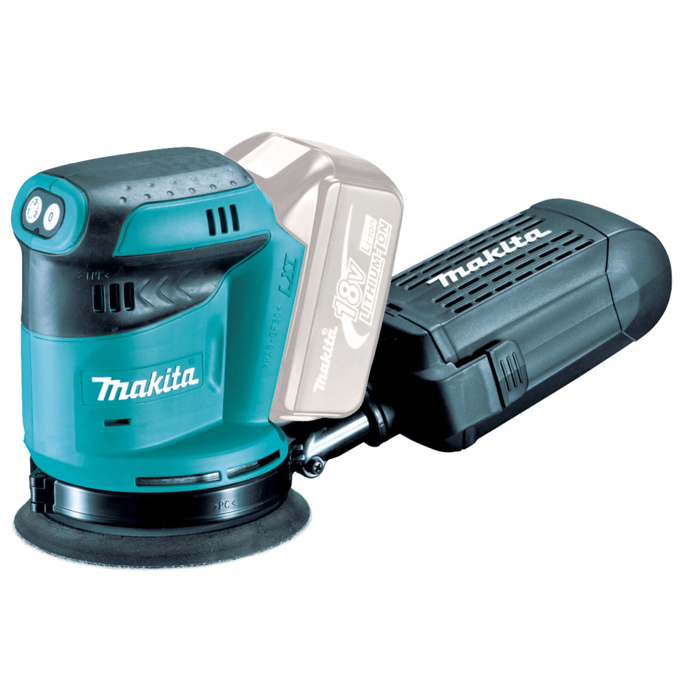 18V Random Orbital Palm Sander  Skin - Makita