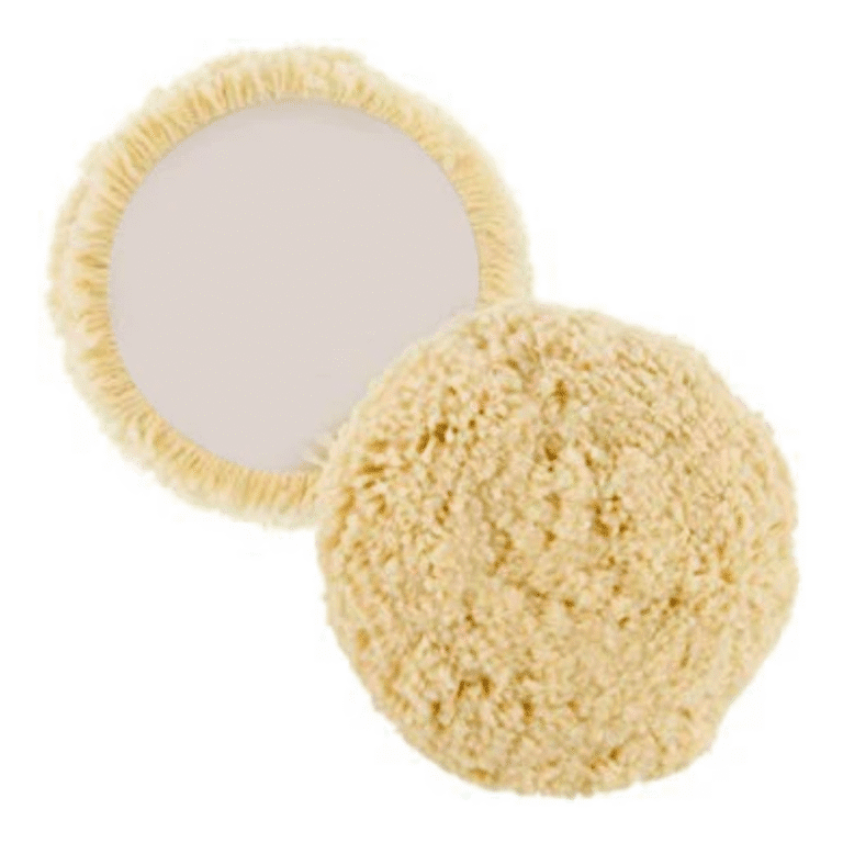 Buff Pad 77Mm/3" Velcro Lambs Wool -Sold Singally