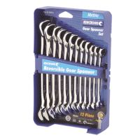 Reversible Gear Spanner Set 12Pce Metric