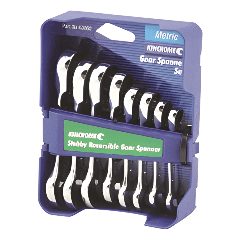 Gear Rev Stubby Spanner 8Pce Metric