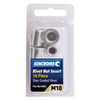 Rivnut Zinc Steel M10 10 Piece