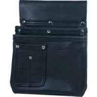 Nail Bag, 1 Large, 1 Small Pocket, 220 X 300Mm, Black Colour