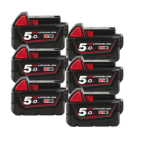 6 Pack Batteries 5.0Ah