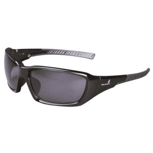 Mack Flyer Safety Spec Smoke Polarised Lens Black Frame
