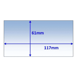 Inner Lens 117X61- Speedglas 9100X