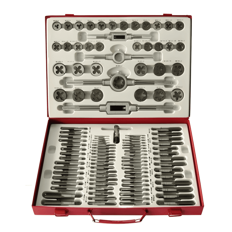 Tap & Die Set Metric Only 110Pc