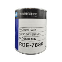 Q/D Enamel Rde Gloss Black 4Ltr