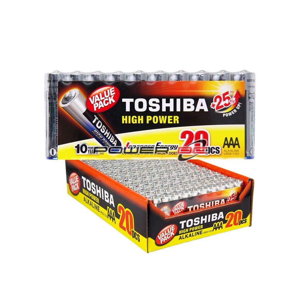 Aa" Batteries Toshiba (Box 20)