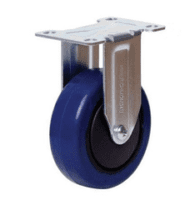 Light Industrial Series, 100Mm, Rebound Rubber Wheel, Rigid