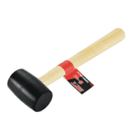 Rubber Mallet With Wooden Handle